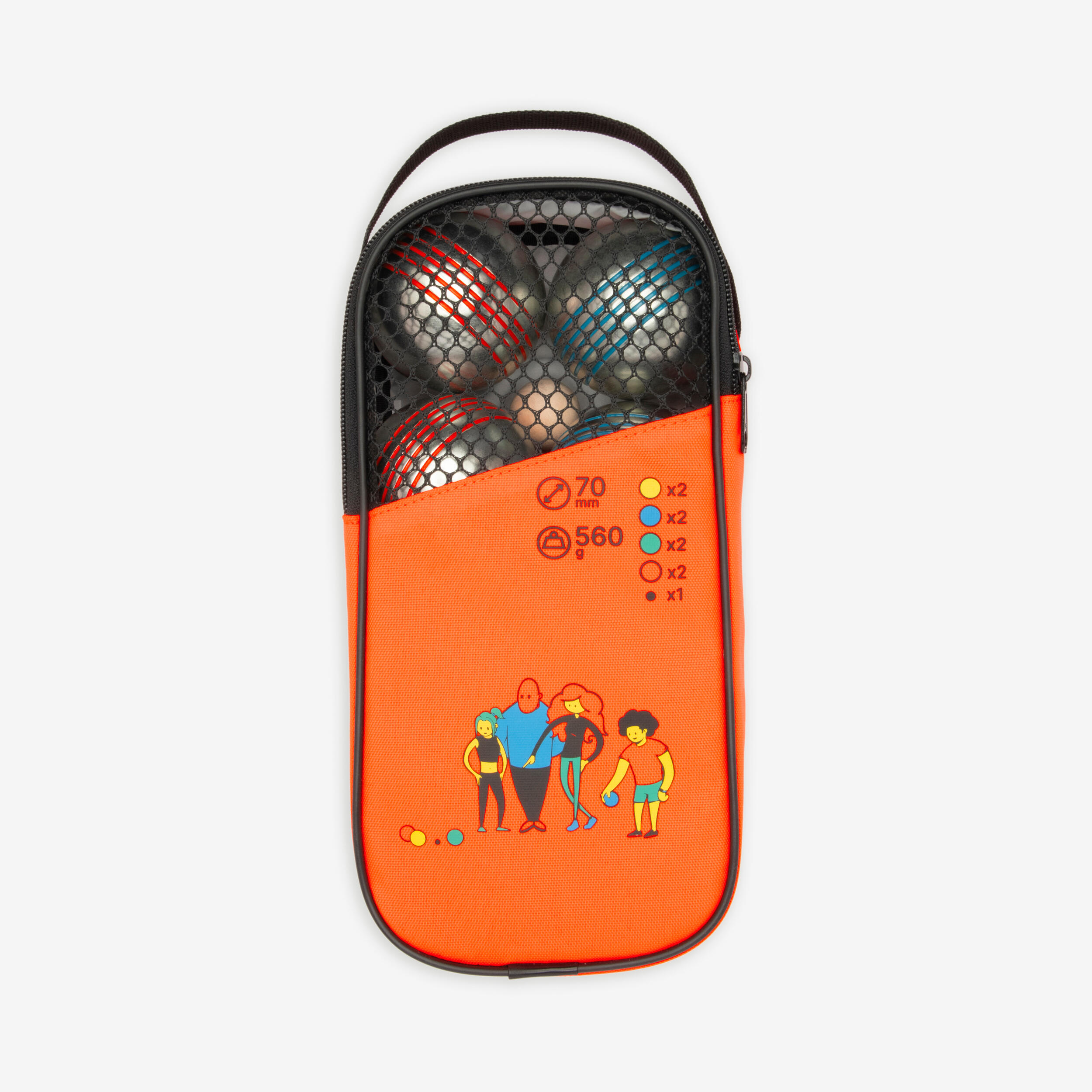 Petanque Boules x8 - Disco 100 - DECATHLON