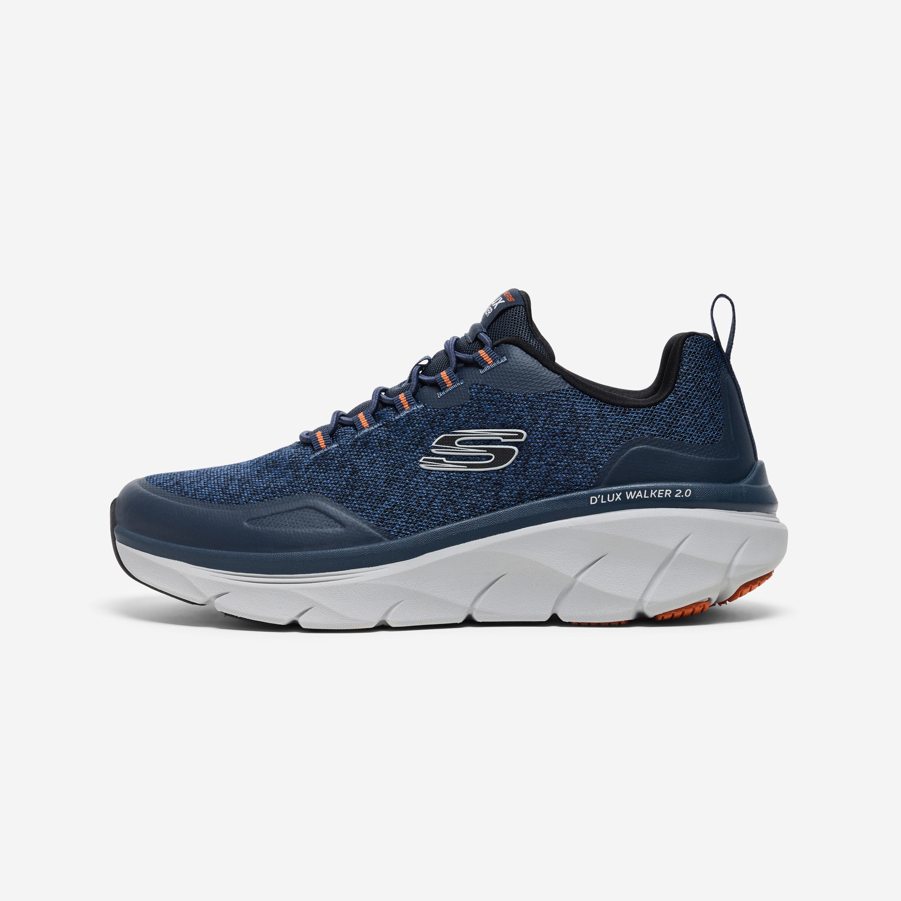 SKECHERS Zapatillas de caminar Hombre, D'Lux Walker 2.0 Steadyway Azul