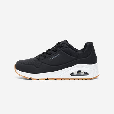Zapatillas Skechers Mujer, Uno Stand On Air, Blanco Negro