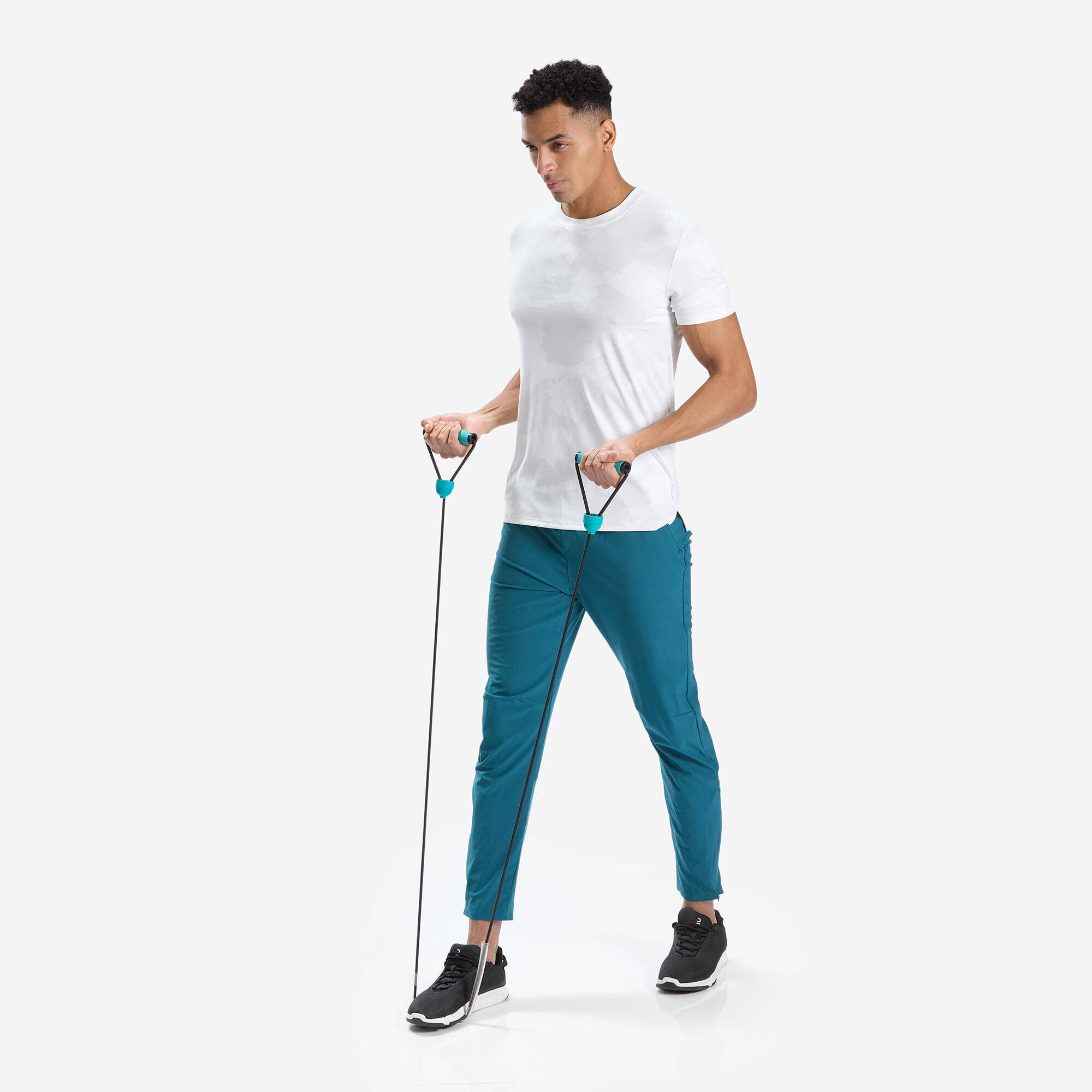 Men's Fitness Breathable Slim-Fit Performance Bottoms -  2