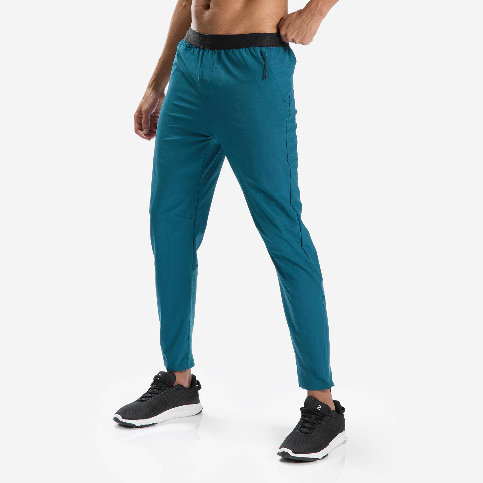 Men's Fitness Breathable Slim-Fit Performance Bottoms -  3