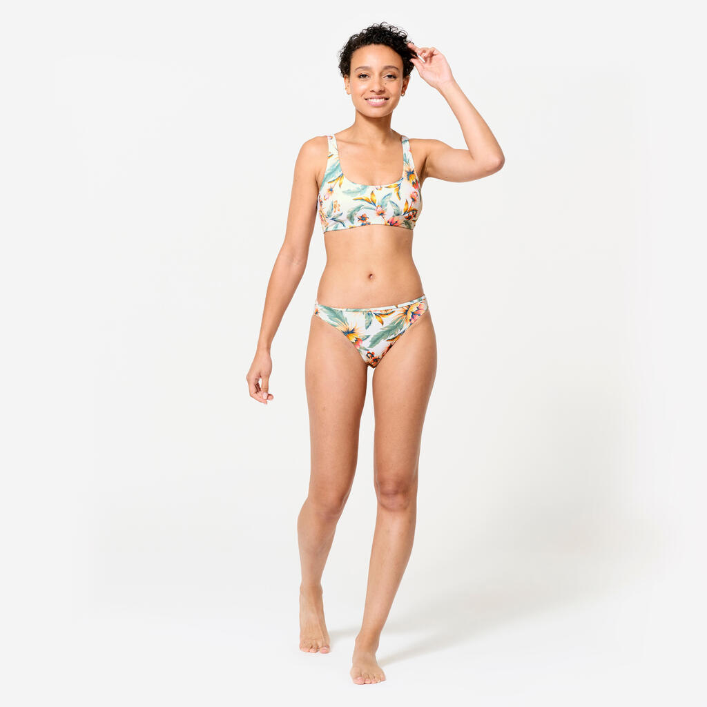 Women's surf bikini bottoms - White Nina