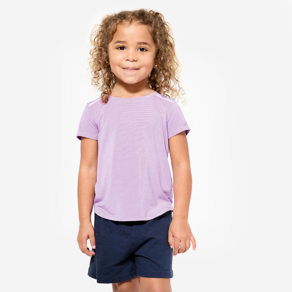 T-shirt babygym léger et respirant enfant, Orange