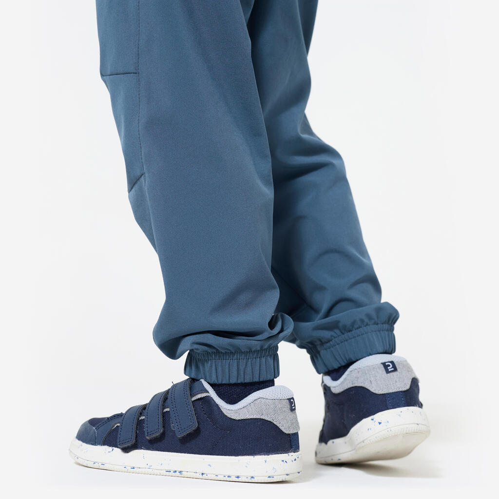 Pantalon de Survêtement Multisports Respirant Léger Mixte pour Enfant - Bleu
