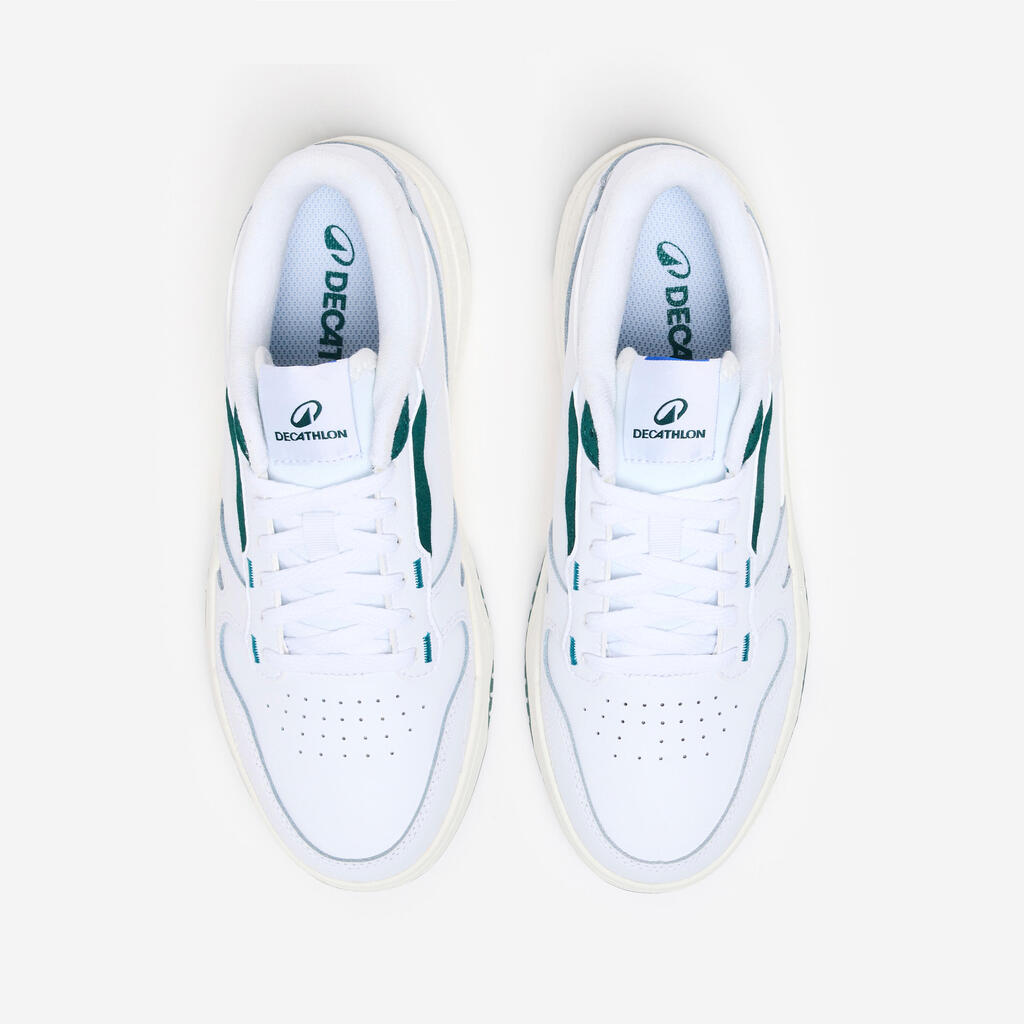 Baskets CJ80 femme, blanc et vert
