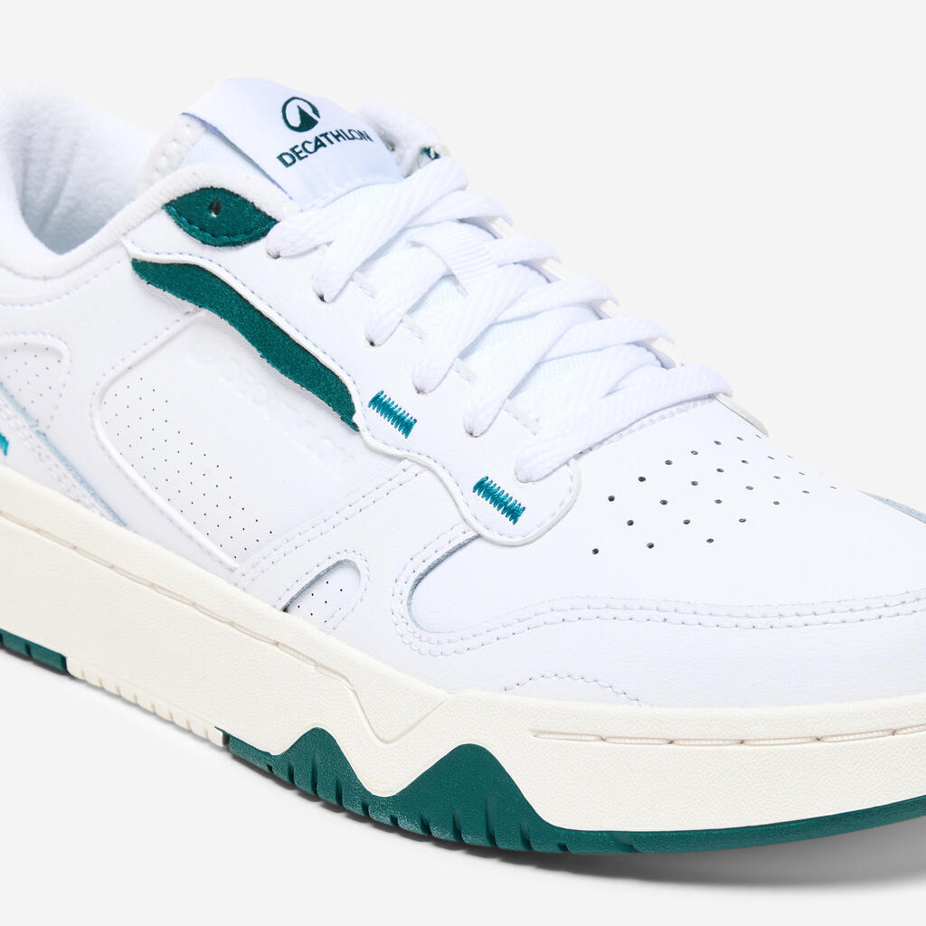 Baskets CJ80 femme, blanc et vert