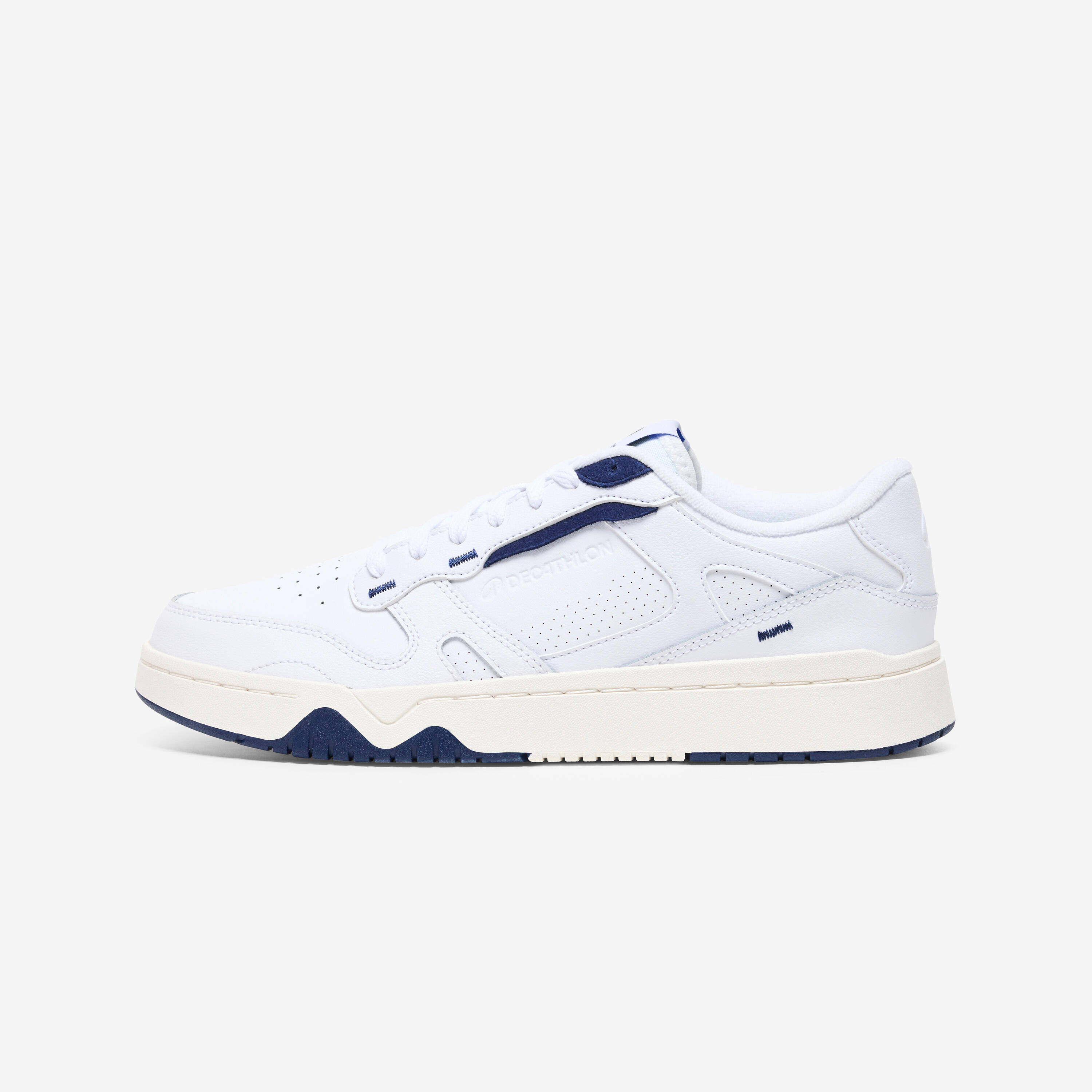 DECATHLON Heren sneakers CJ80 wit marineblauw