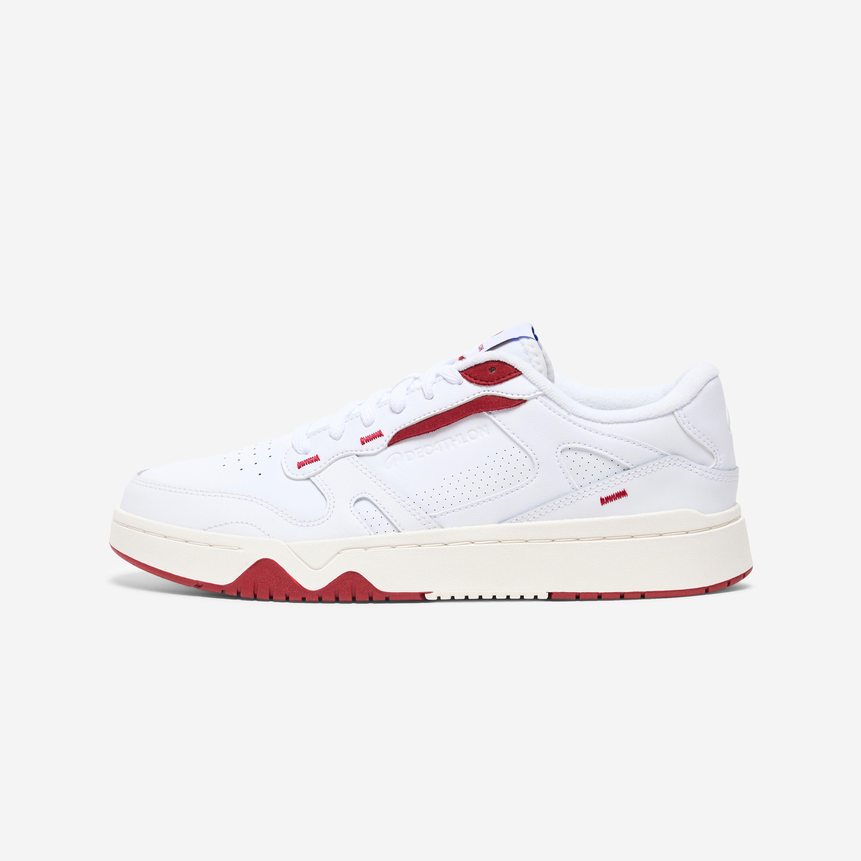 DECATHLON Heren sneakers CJ80 wit bordeaux