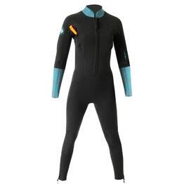Combinaison Néoprène Longe Côte Femme 4/3 Noir Imprimée