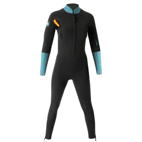 Muta marcia acquatica donna neoprene 4/3 nera