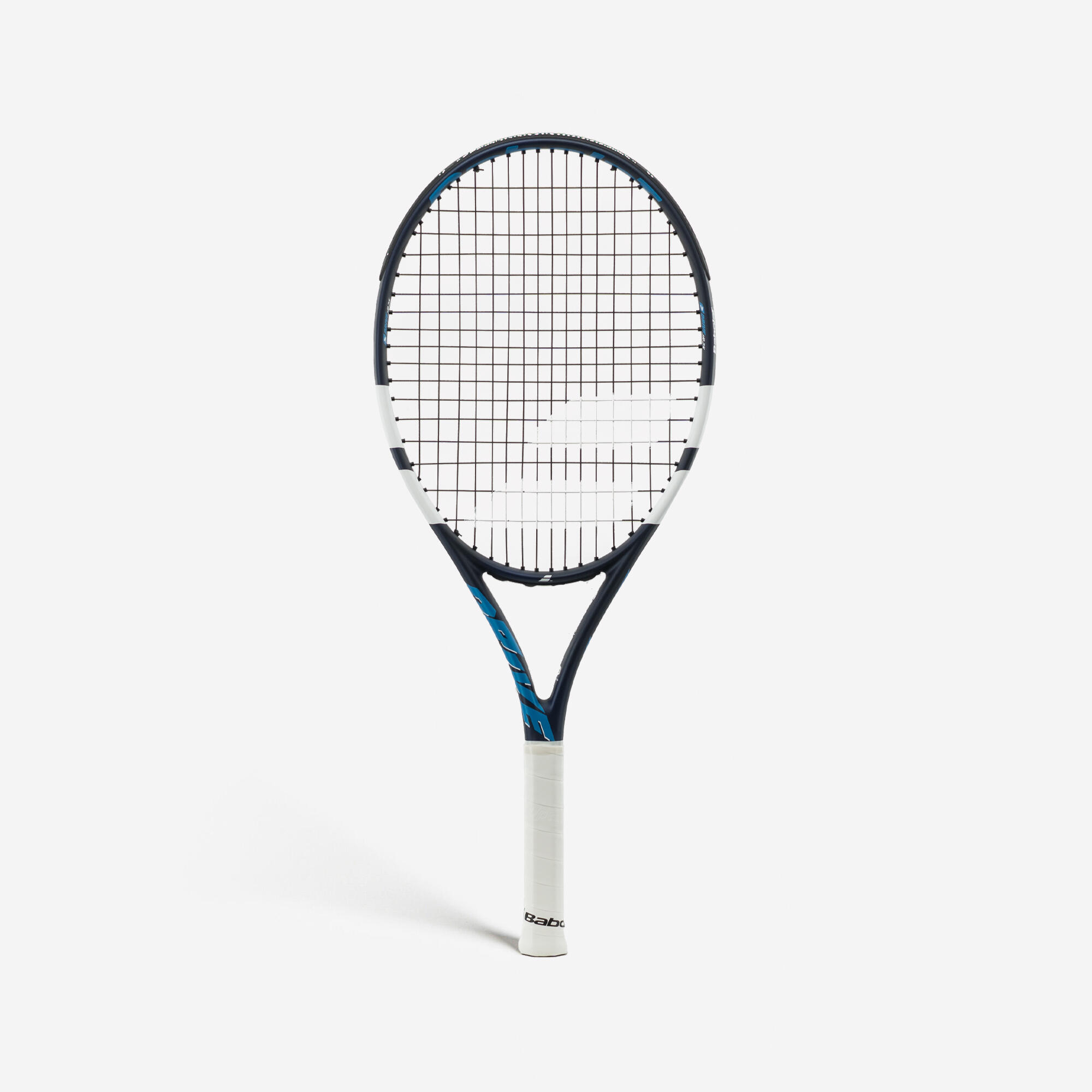 Babolat - Raquette De Tennis Modèle Drive Junior, TU, Bleu/Rouge, Légère, Grip Conçu Pour Petites Mains, Plan De Cordage 16x19 Ouvert 16x17, En