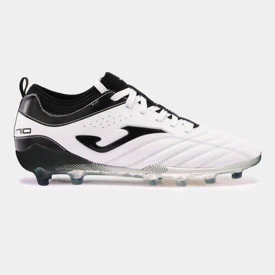 Botas fútbol Numero-10 24 Joma terreno firme FG Adulto blanco negro - CD