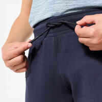 Kids' Breathable Cotton Unisex Jogging Bottoms 900 - Navy