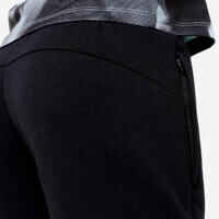 Kids' Unisex Breathable Cotton Jogging Bottoms 900 - Black