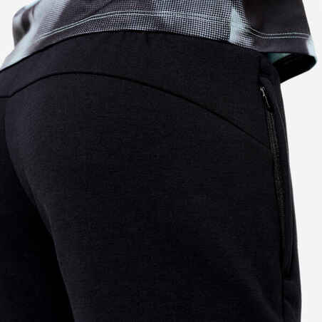 Kids' Unisex Breathable Cotton Jogging Bottoms 900 - Black