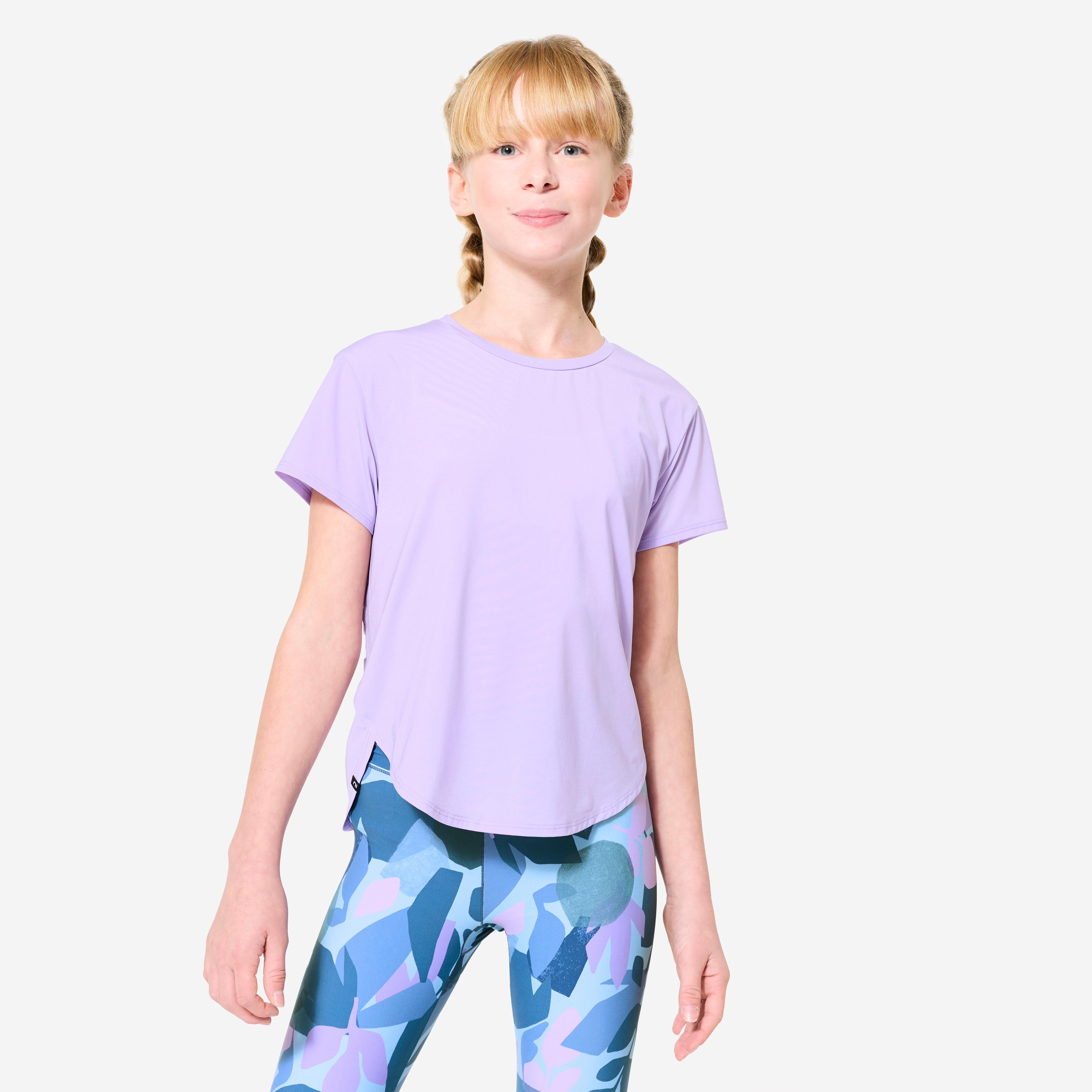 Girl's Sports T-Shirt - Lavender Purple image