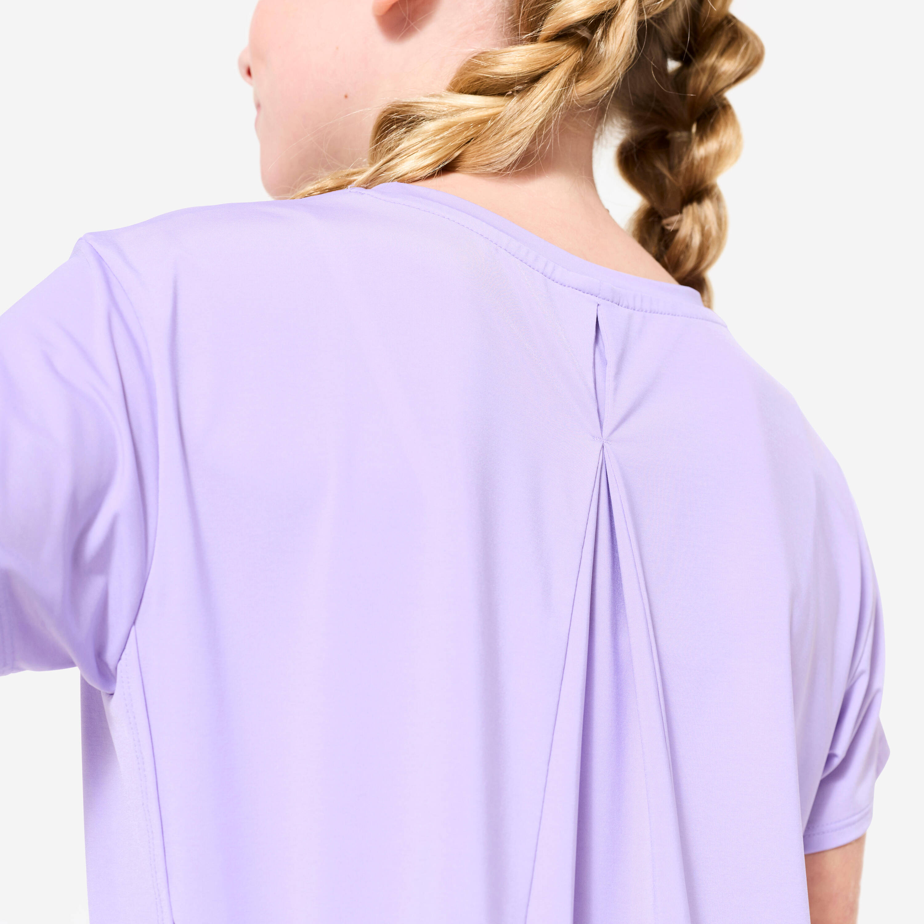 Girl's Sports T-Shirt - Lavender Purple -  3