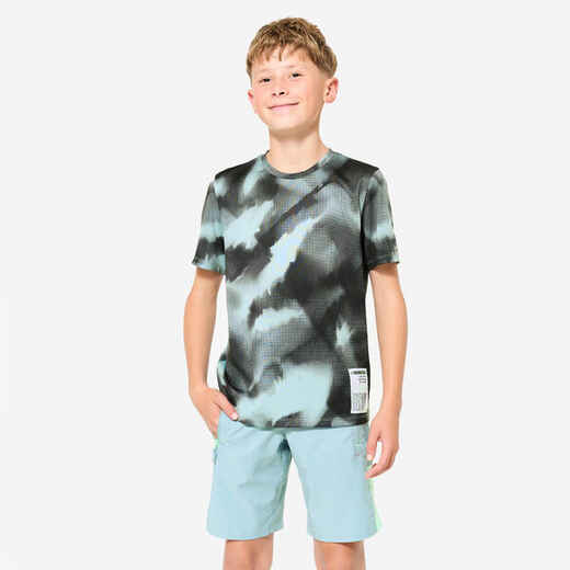 
      Kids' Multisports Breathable T-Shirt - Grey Print
  