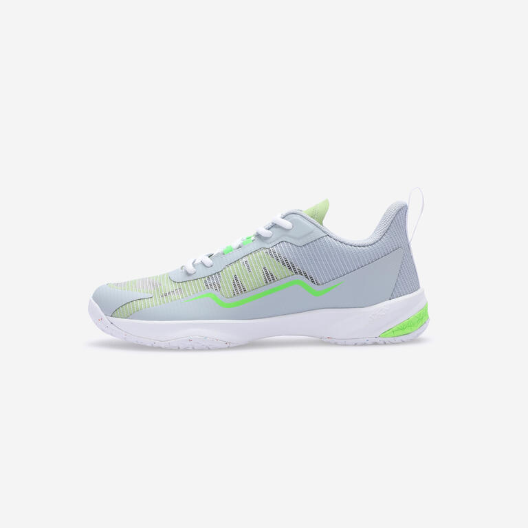 Men's badminton shoes BS Lite 560 in grey and fluo