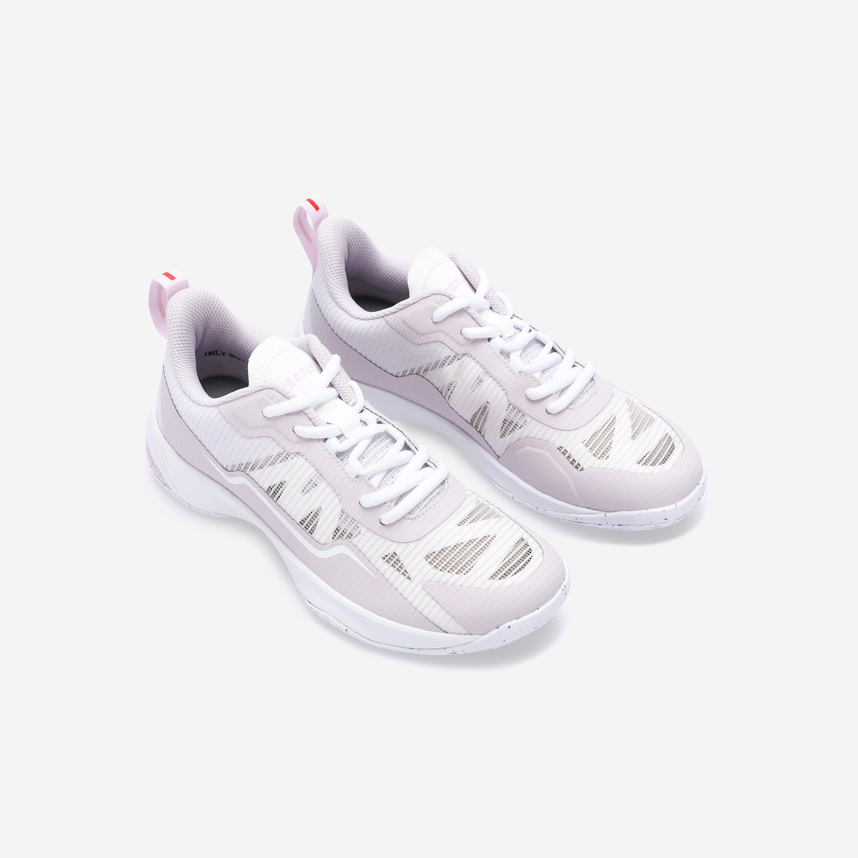 Chaussures de badminton femme - Lite 560 lilas Clair - PERFLY
