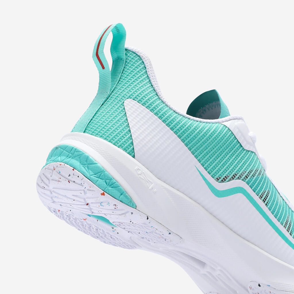 Tirkizno-bele ženske patike za badminton BS LITE 560