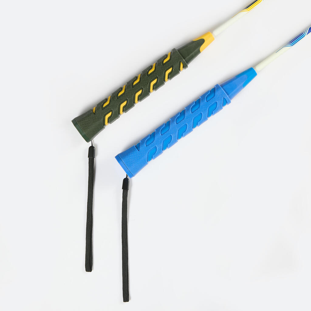 Plavo-žuti komplet za badminton koji svetli u mraku FLEX BR190 NITE