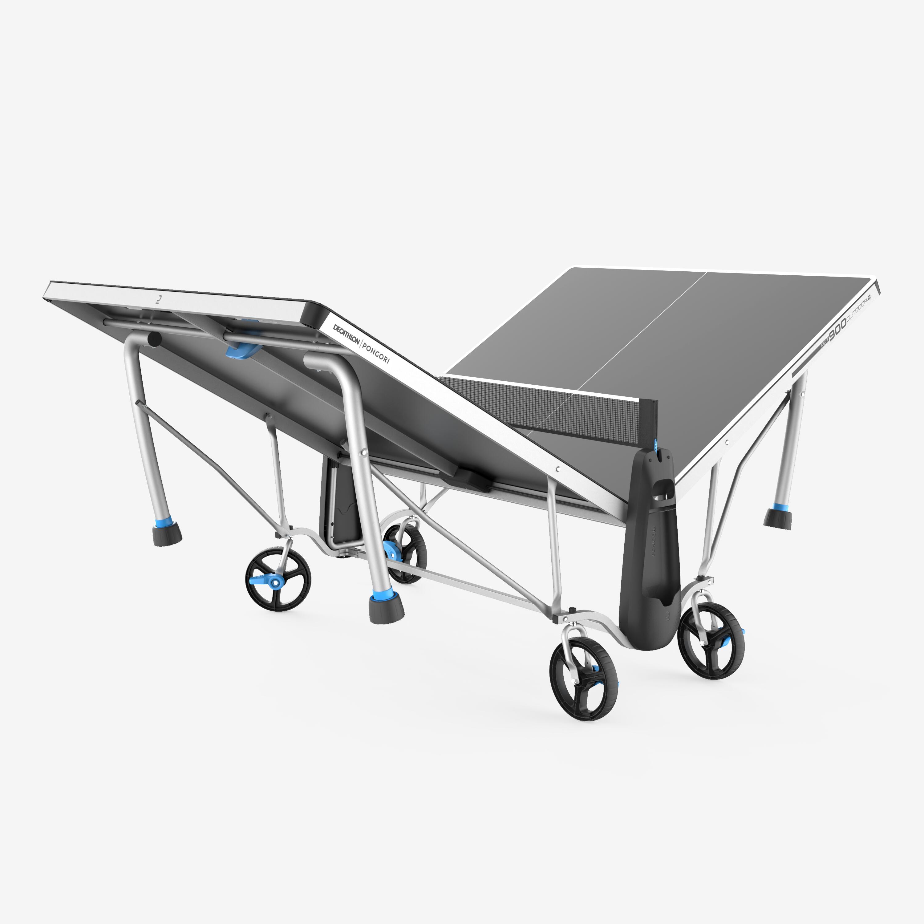Mesa ping pong exterior plegable tablero 5 mm Pongori PPT900.2 3/9