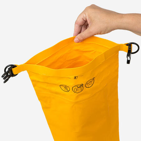 Сумка водонепроникна IPX6 5 л жовта