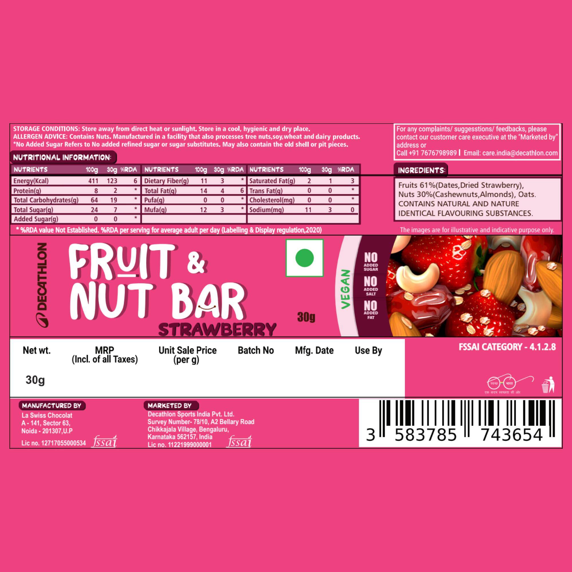 Fruit Bar Strawberry -  4