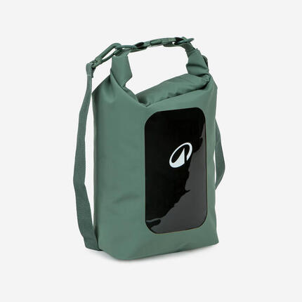 Sac étanche (IPX6) avec fenêtre de visibilité - 5L Vert