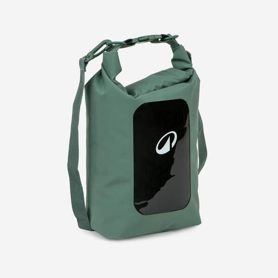 Sac étanche (IPX6) avec fenêtre de visibilité - 5L Vert