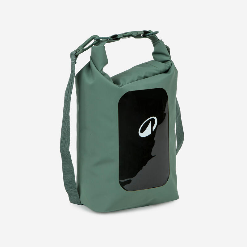 Sac étanche (IPX6) avec fenêtre de visibilité - 5L Vert