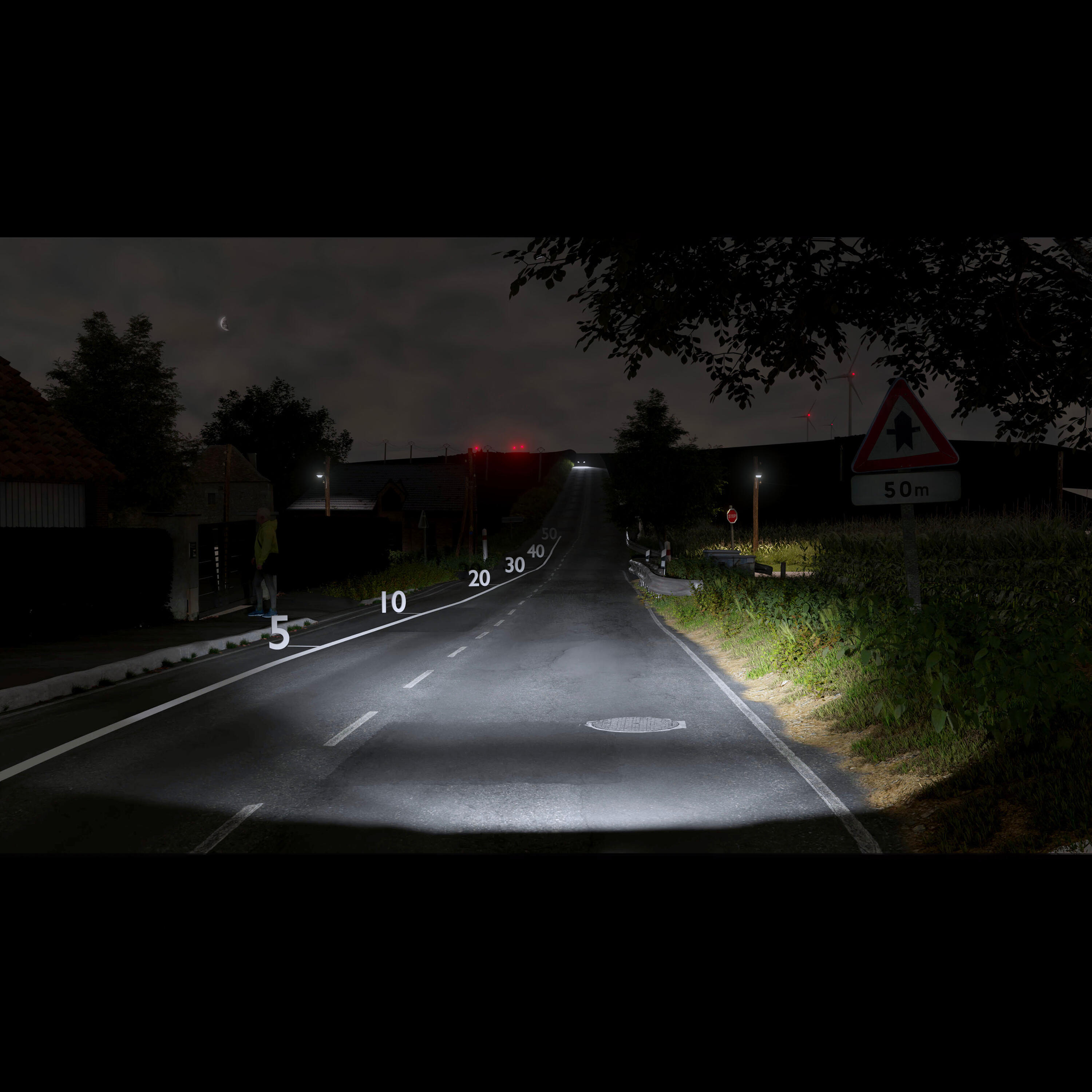 Powerful front bike light, USB rechargeable FL930