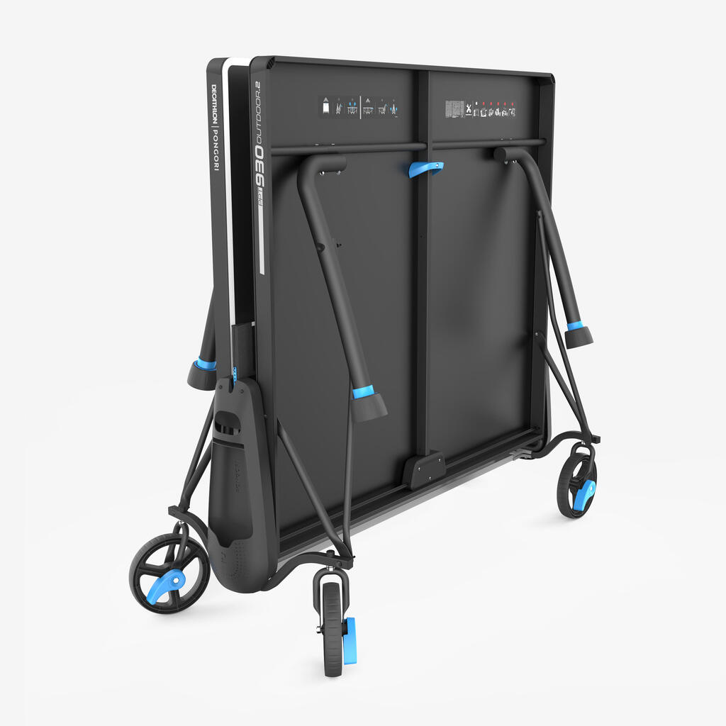Crni sto za stoni tenis PPT 930.2 OUTDOOR