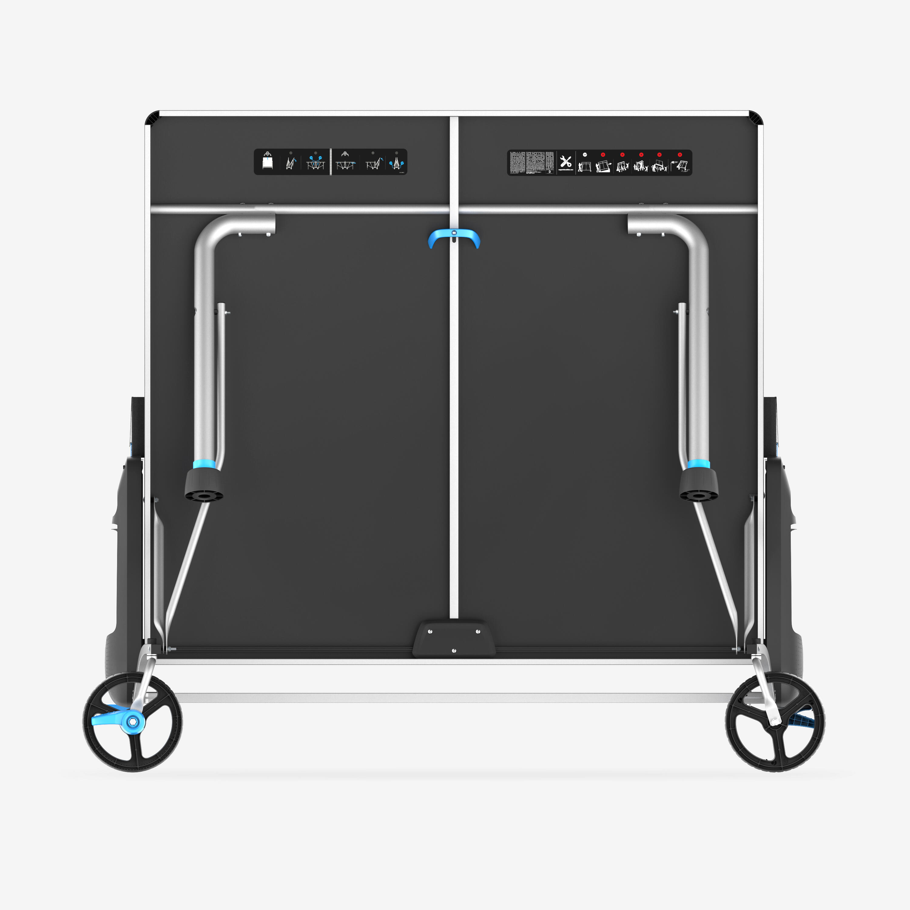 Table Tennis Table Outdoor - PPT 900.2 Grey - PONGORI