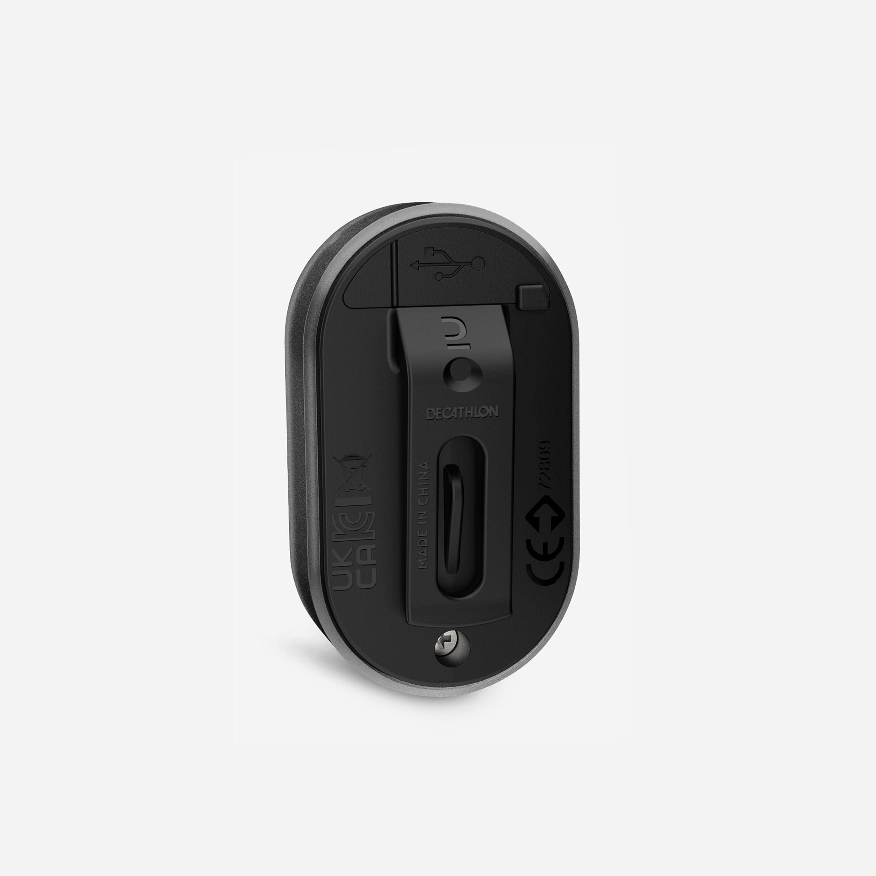 Front/Rear USB Clip Bike Light SL510 - Black -  2