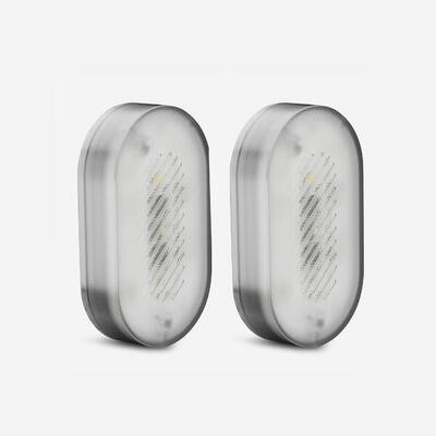 Fietslampjes voor/achter usb clip sl510 2 stuks zwart