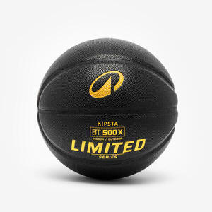 Balón de baloncesto talla 7 - GRIP MATCH BT500X negro oro
