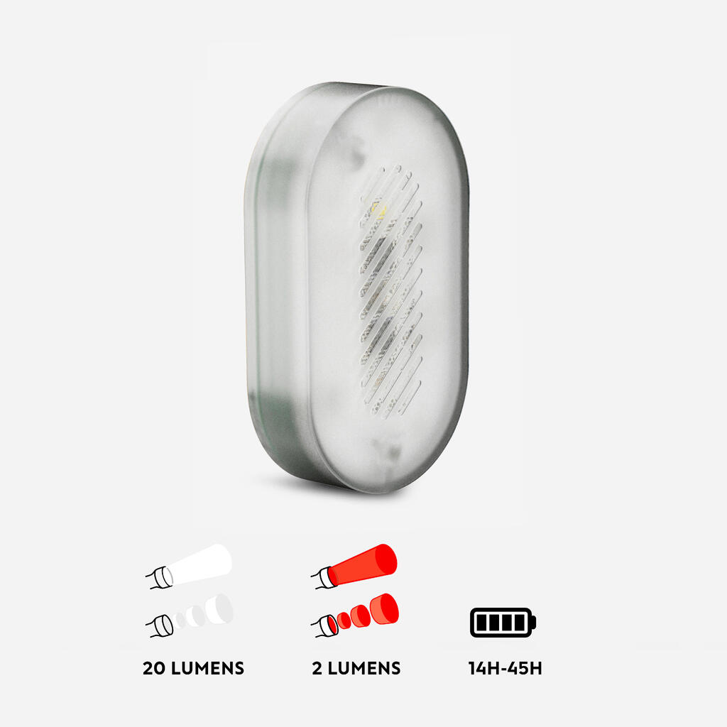 Fahrrad-Beleuchtung SL510 vorne/hinten grün USB Clip 