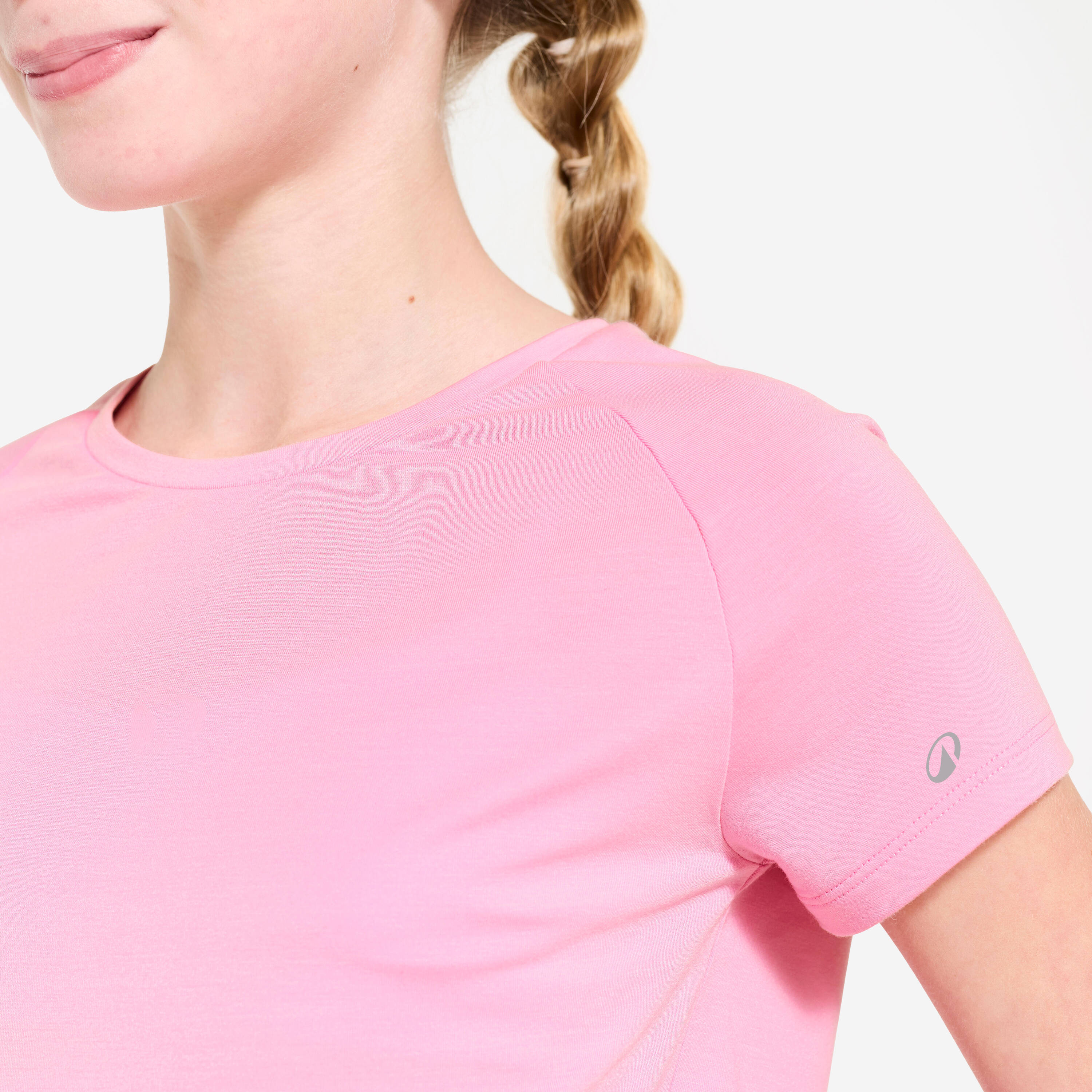 Girls' Breathable Multisport T-Shirt - Pink -  3