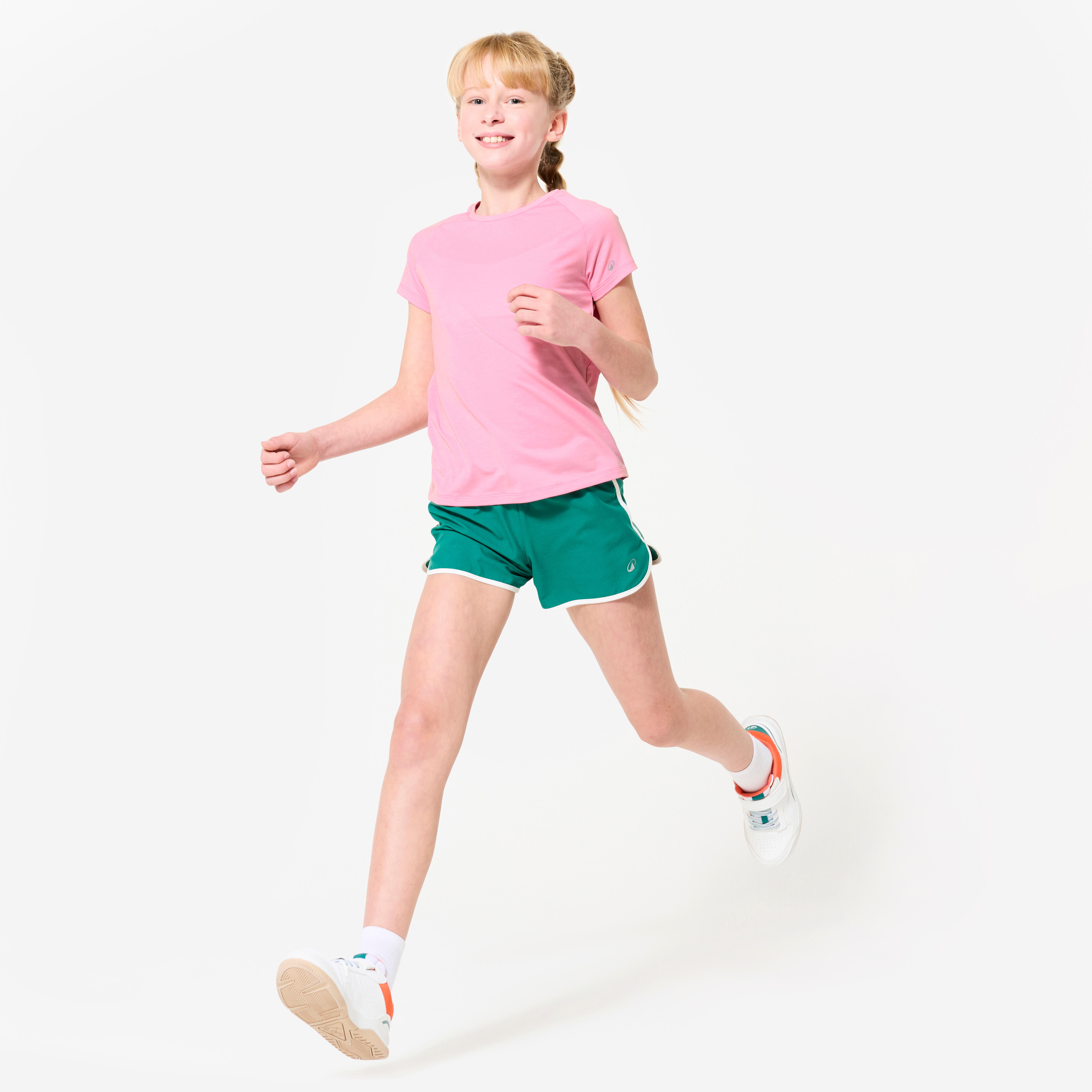 T-shirt de sport respirant fille – S 500 - DECATHLON