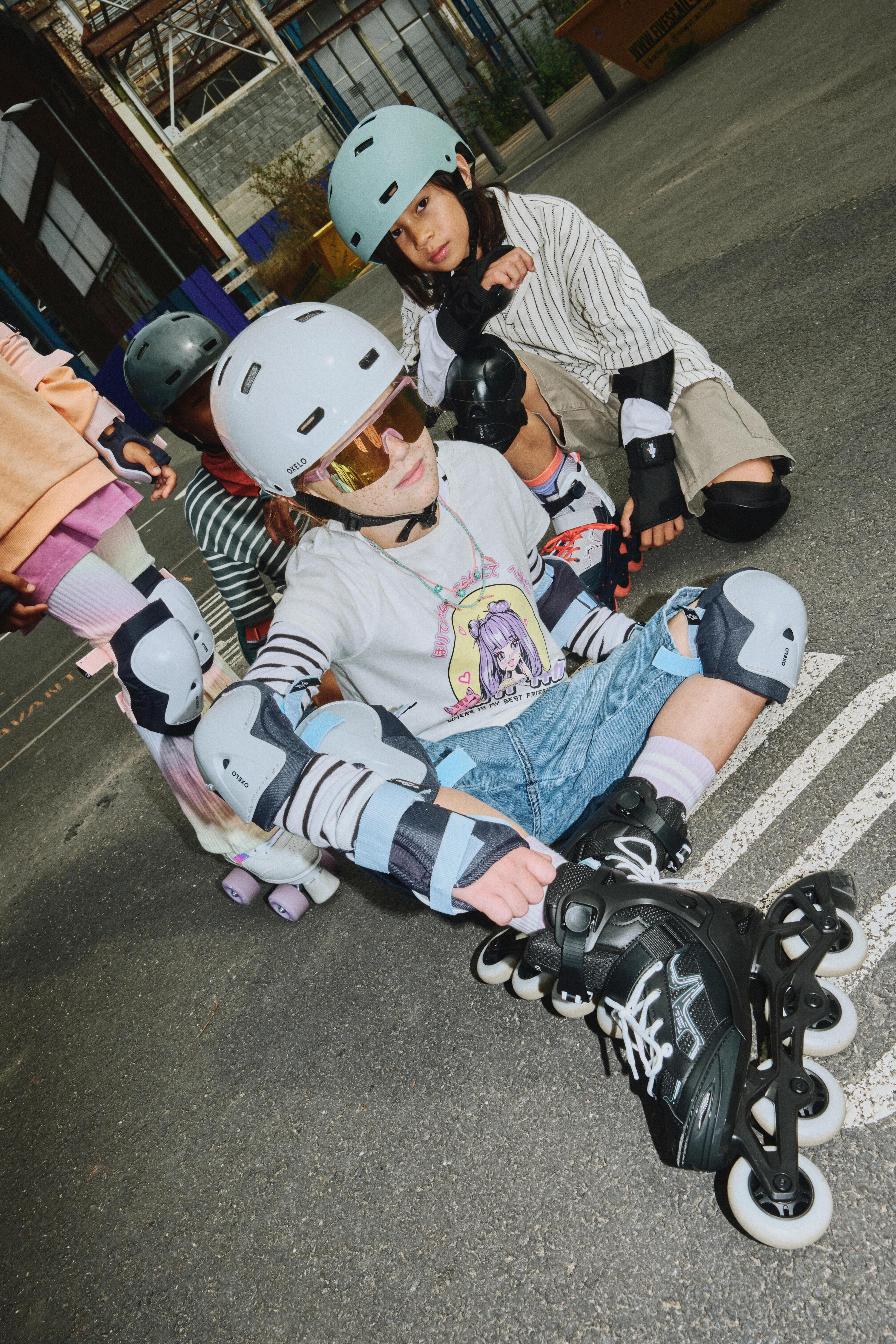 Patins à roues alignées ajustables enfant, FIT 3 14/15