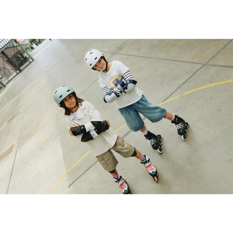 Fitness skates voor kinderen FIT3 grijs rood