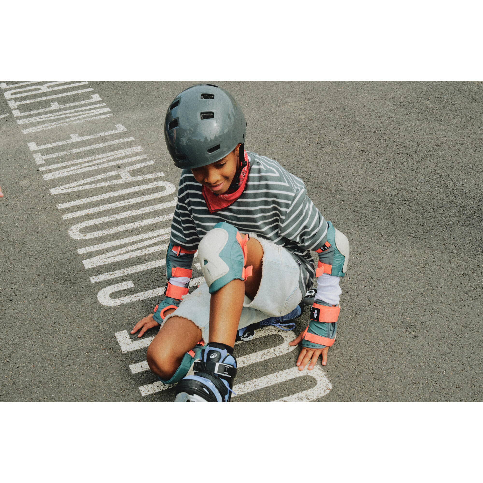 Casco Patines Patinete y Skate Oxelo MF500 Blanco Decathlon