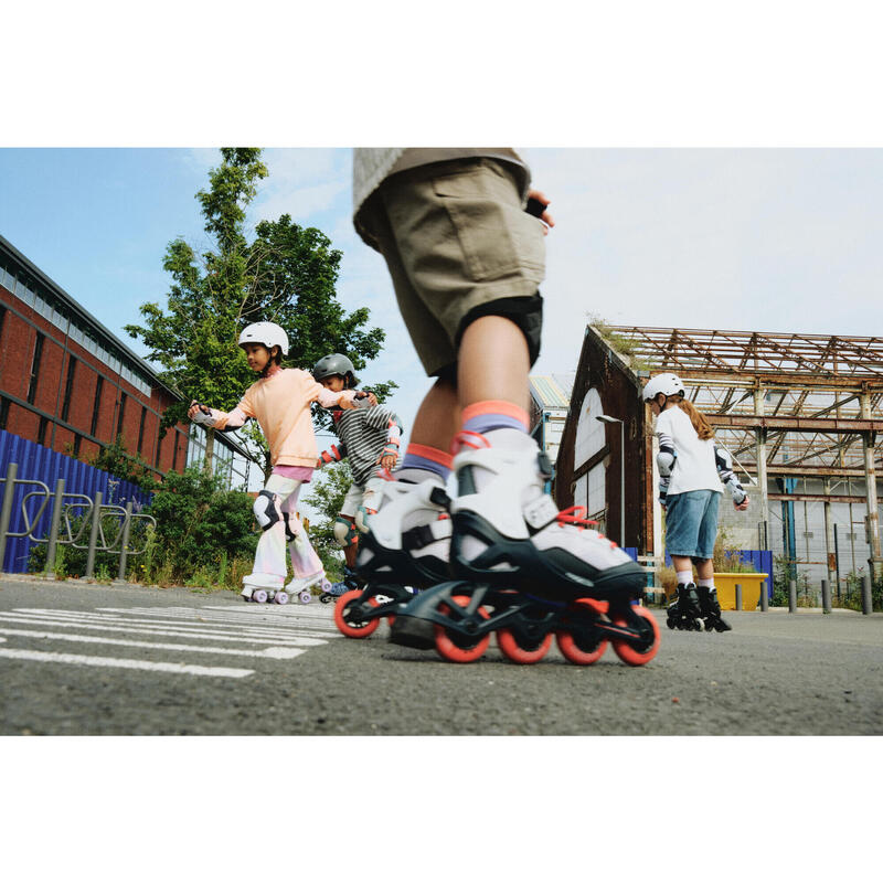ROLLER FITNESS ENFANT FIT3 JR GRIS ROUGE
