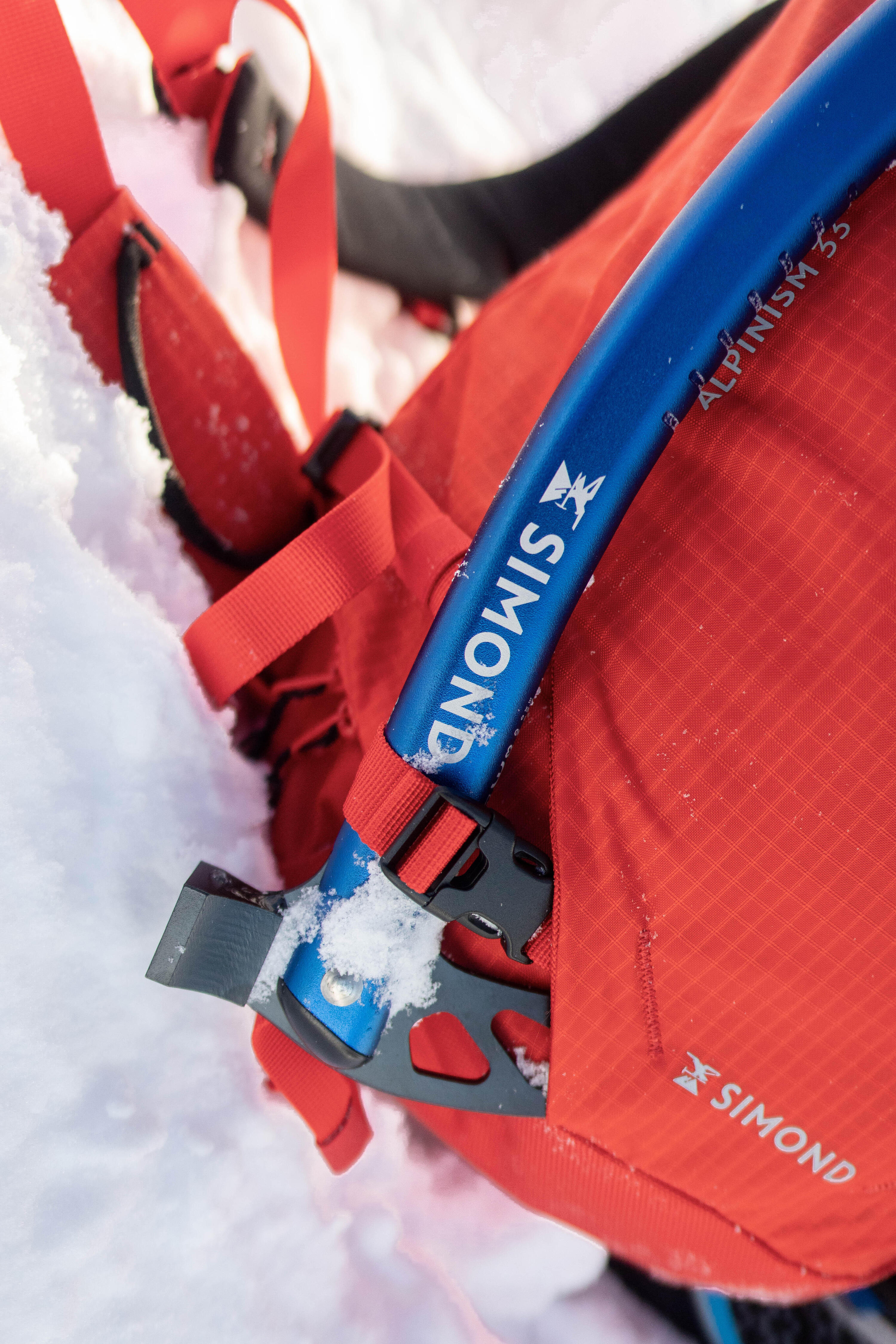 Sac à dos d'alpinisme polyvalent et modulable, Alpinism 33 rouge 16/20