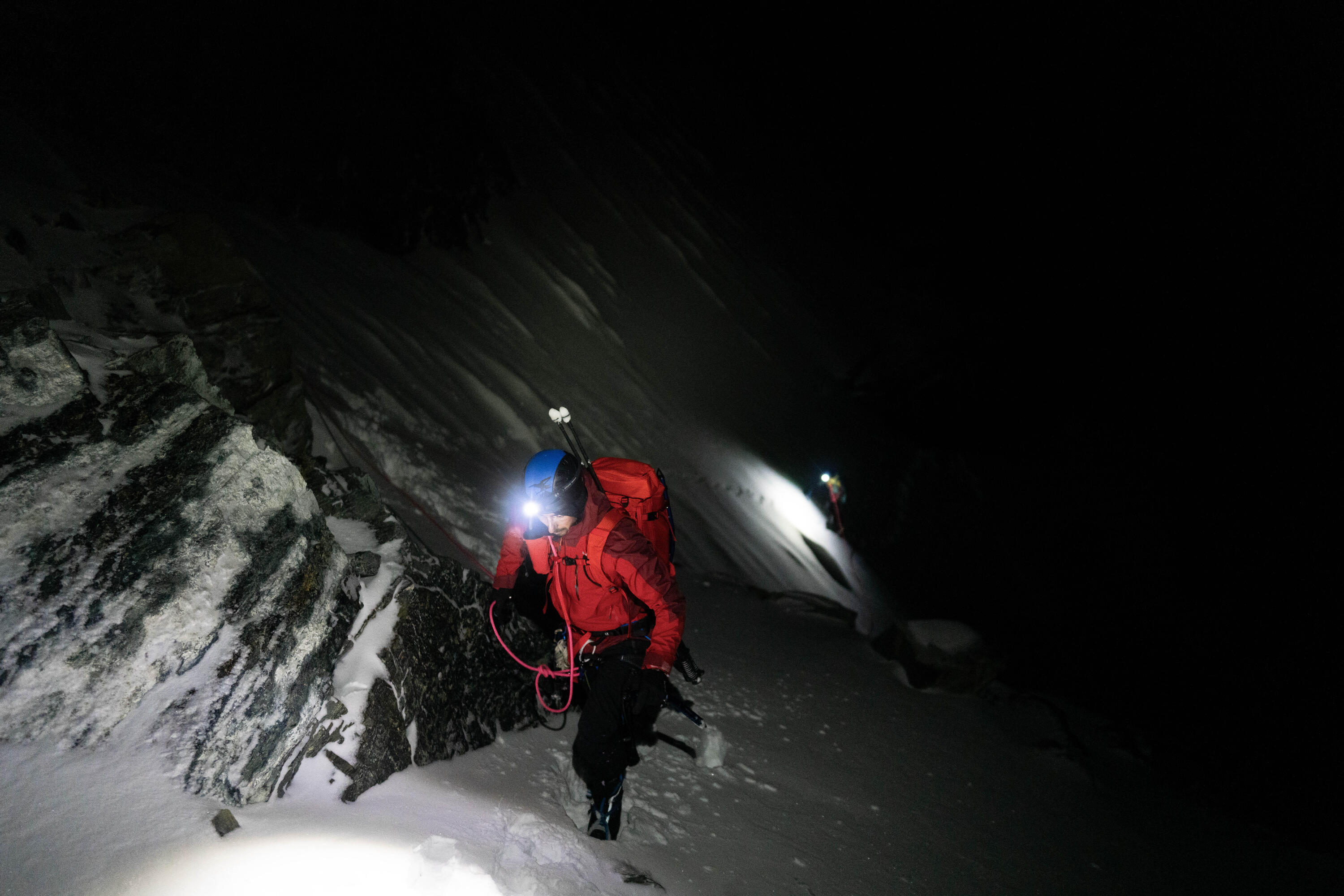 Sac à dos d'alpinisme polyvalent et modulable, Alpinism 33 rouge 18/20