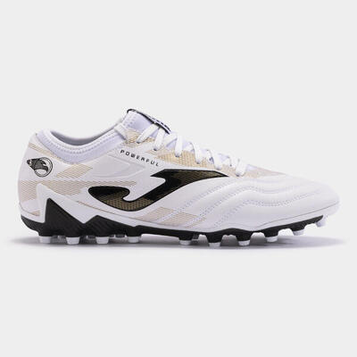 CD- Botas fútbol Powerful 24 Joma césped artificial AG Adulto blanco oro