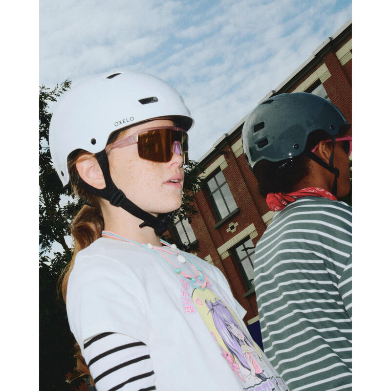 Kask - Paten / Kaykay / Scooter - Beyaz - MF500