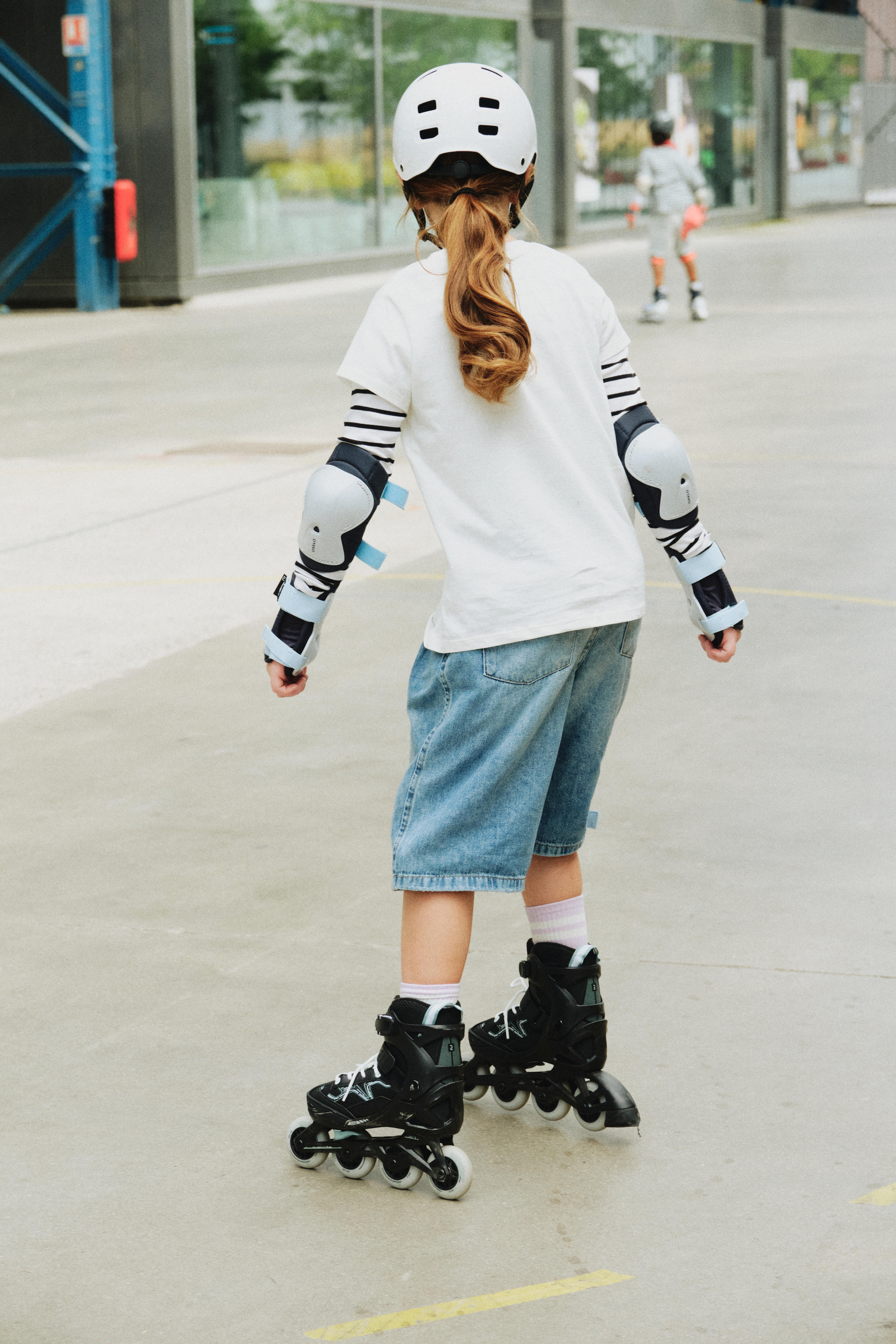 Adjustable Skate Helmet - MF 500 White - OXELO